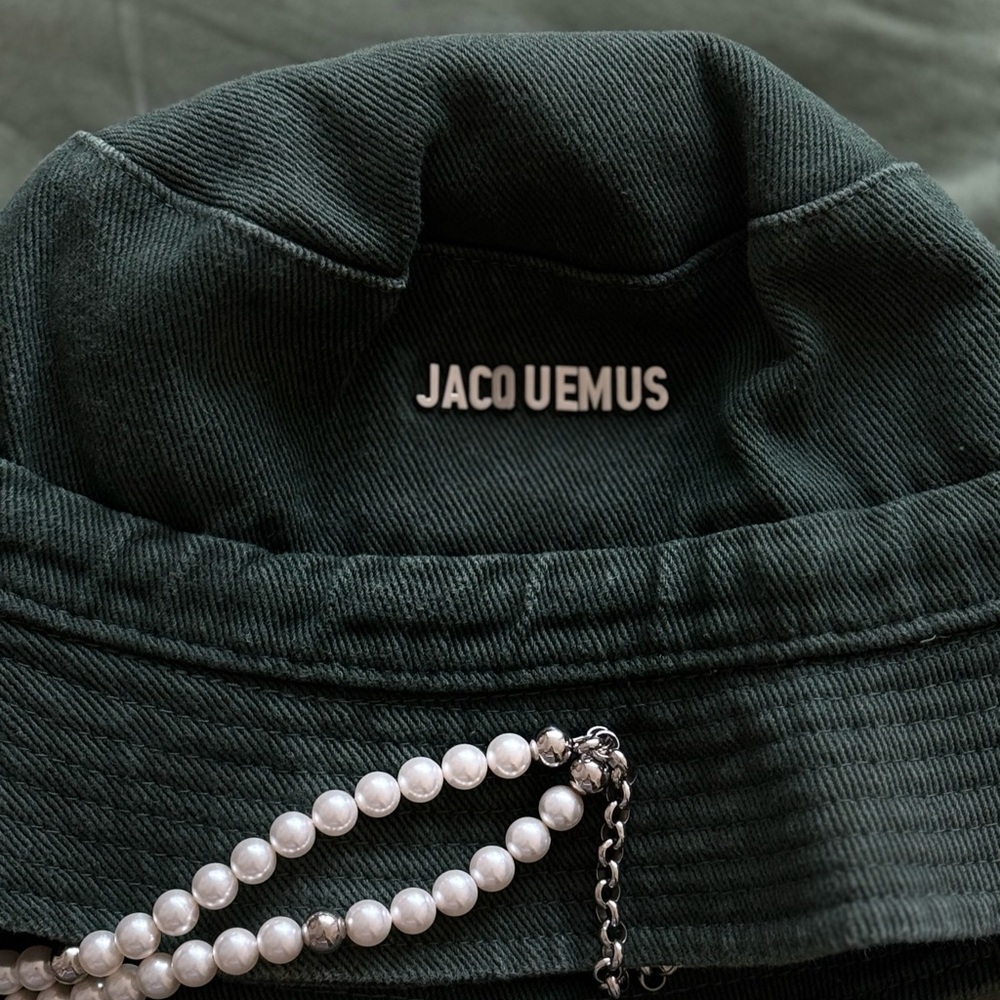 JACQUEMUS Green Bucket Hat